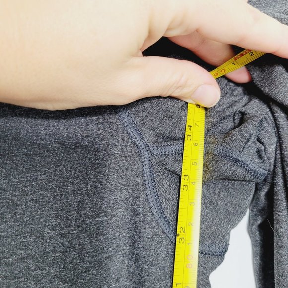 Adidas | Womens Climalite Athletic Leggings Gray Heathered Straight Leg Yoga XS - Picture 9 of 10